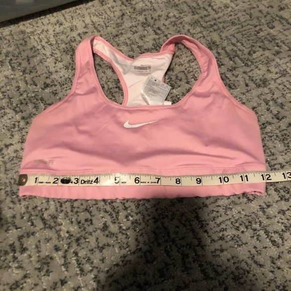Nike Fit Dry Pink Sports Bra Size Large - Picture 9 of 9